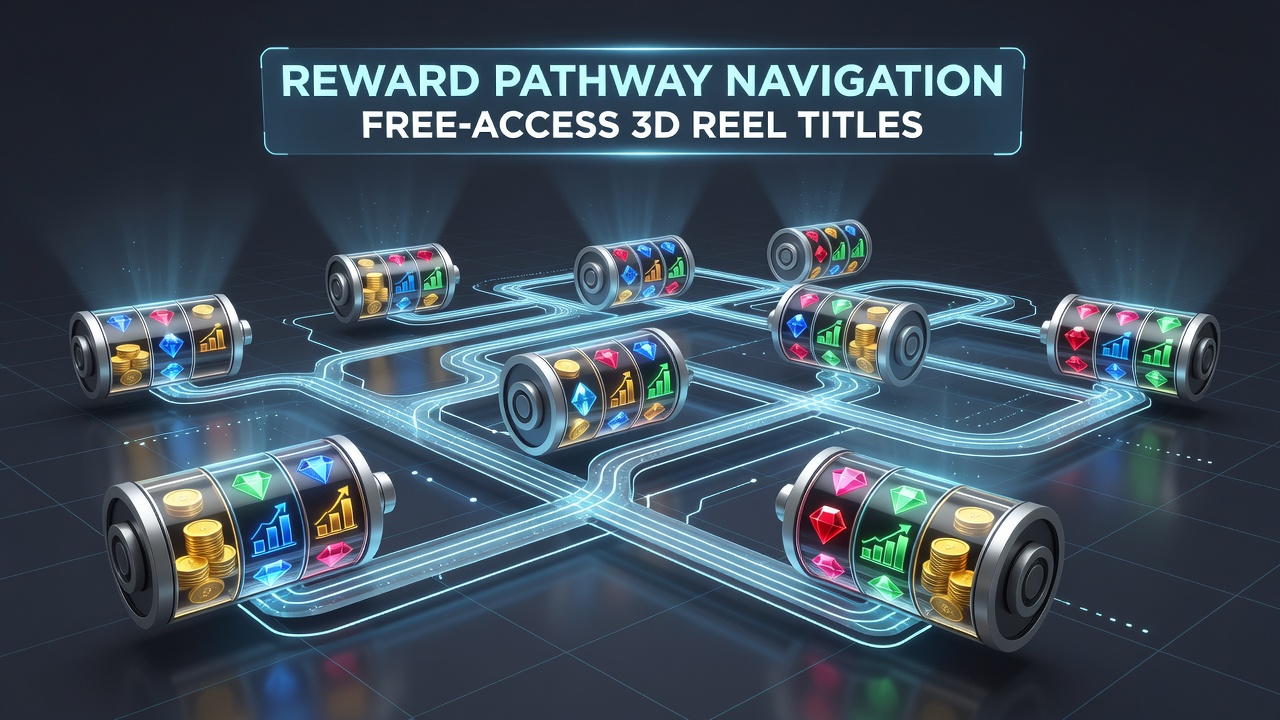 Close-up view of 3D slot reward meter showing progressive accumulation across multiple navigation layers