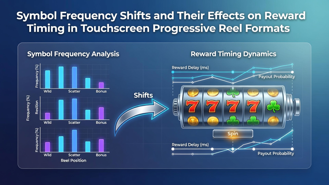 Detailed view of symbol frequency distribution across progressive reel positions in a touchscreen slot interface